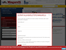Tablet Screenshot of mingarelli.it